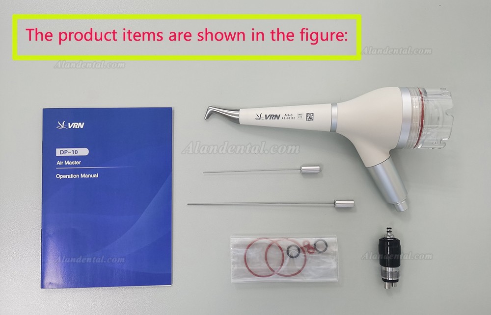 VRN DP-10 Air Master Dental Air Polisher + NSK M4 Midwest Coupling